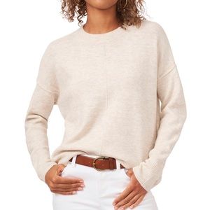 Cream Vince Camuto Cozy Crew Neck Sweater